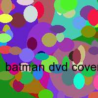 batman dvd cover